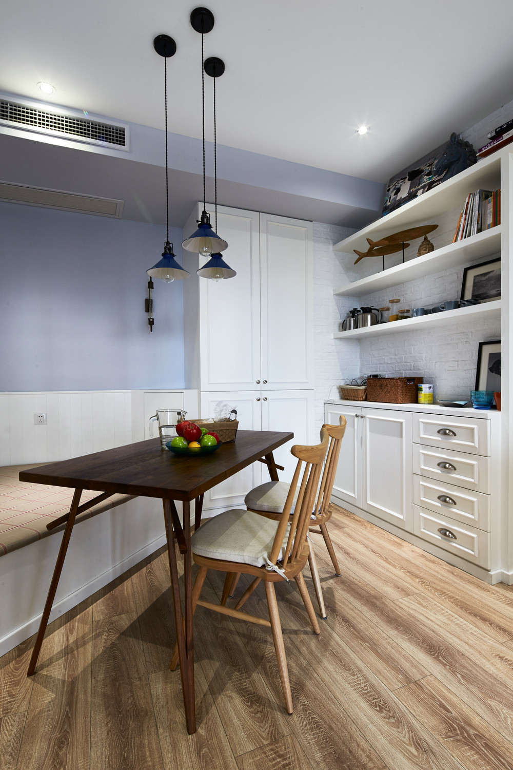 榆林 榆溪名邸110平欧式装修风格设计效果图