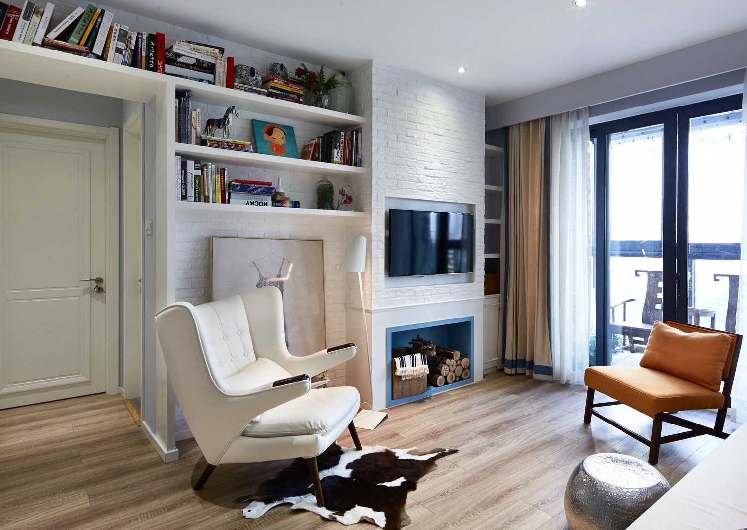 榆林 榆溪名邸110平欧式装修风格设计效果图