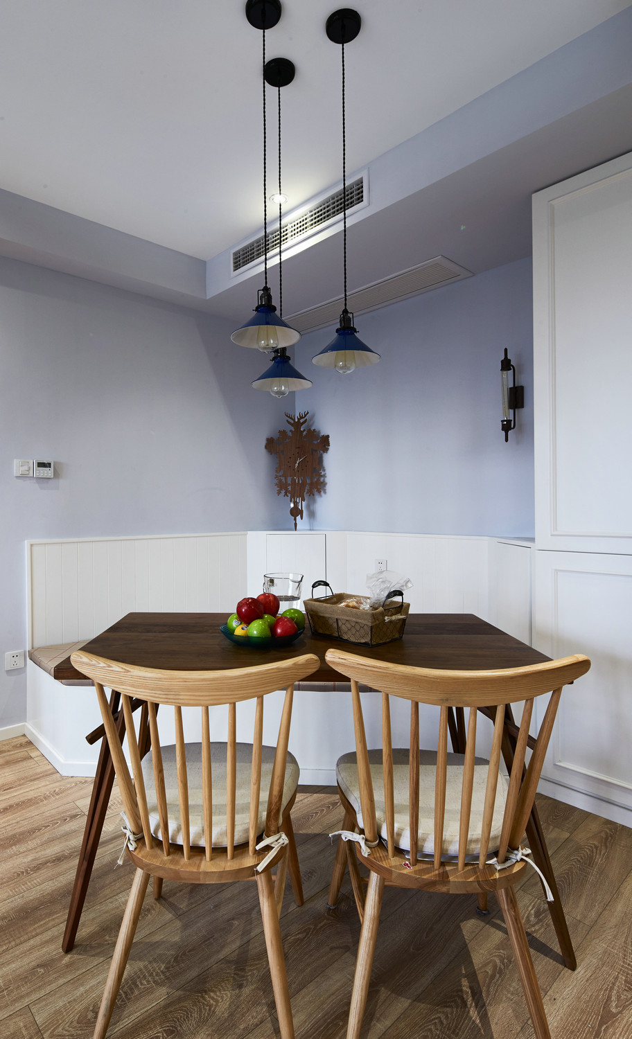 榆林 榆溪名邸110平欧式装修风格设计效果图