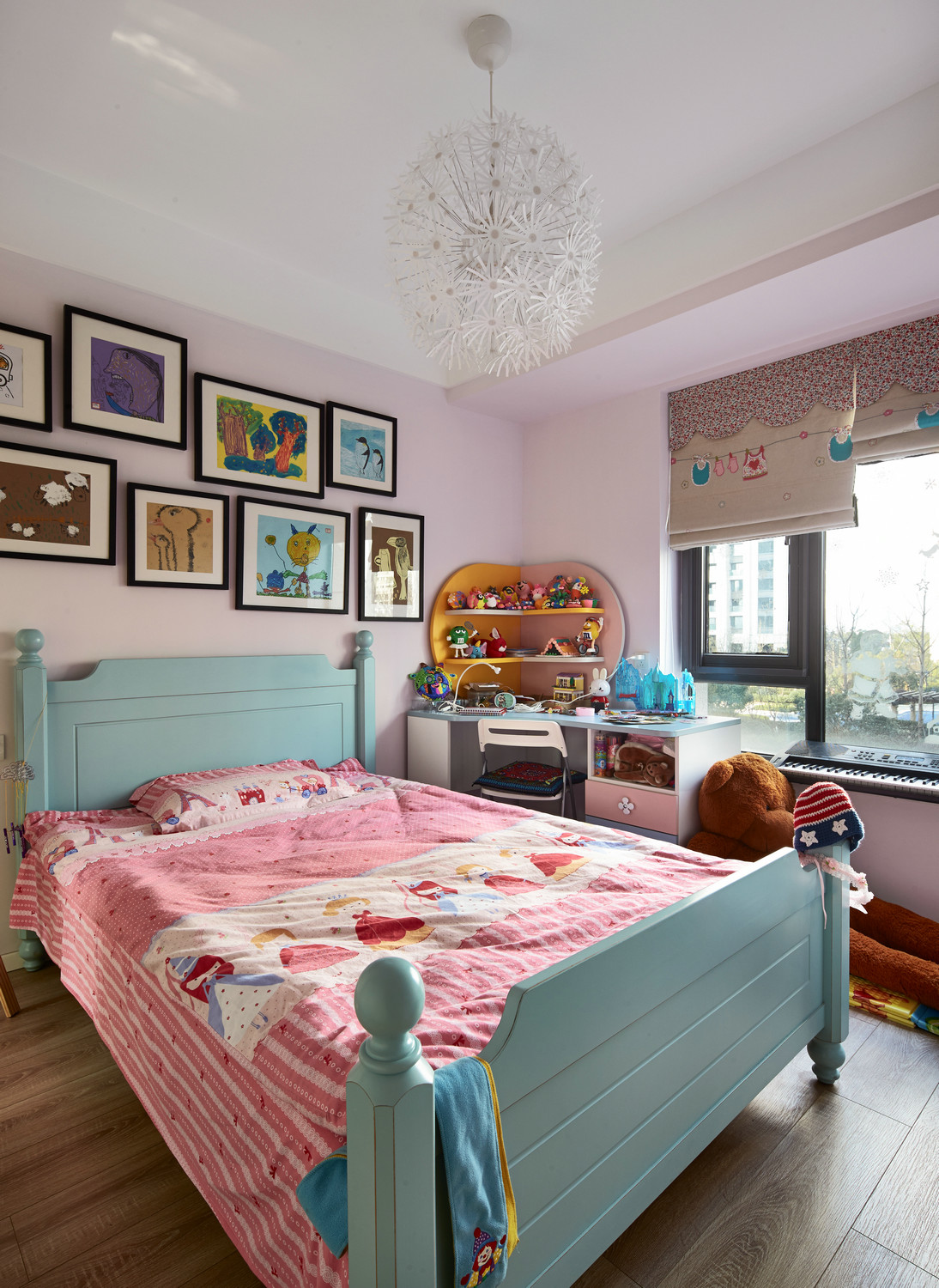 榆林 榆溪名邸110平欧式装修风格设计效果图