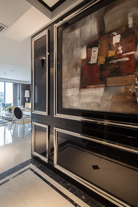 榆林圣景良苑123平米混搭装修风格设计效果图