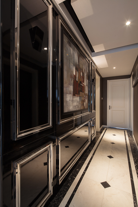 榆林圣景良苑123平米混搭装修风格设计效果图