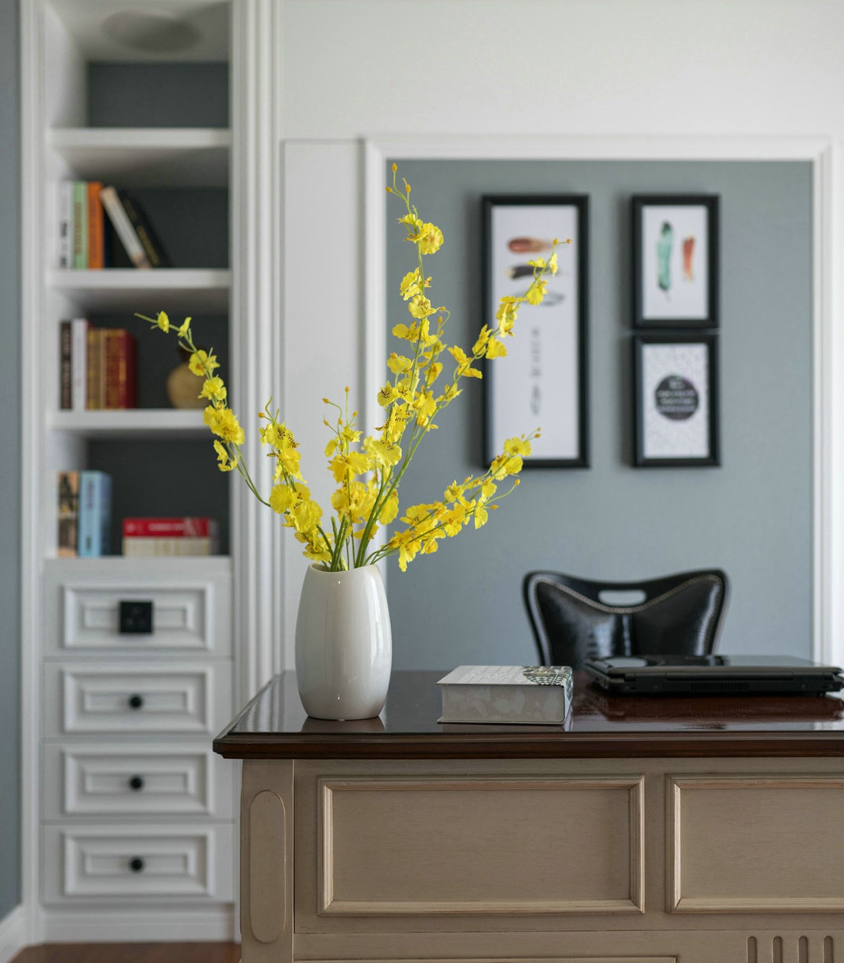 青岛绿地香颂68平混搭装修效果图