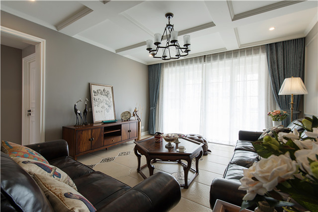 青岛 和达和城101平现代装修风格装修效果图