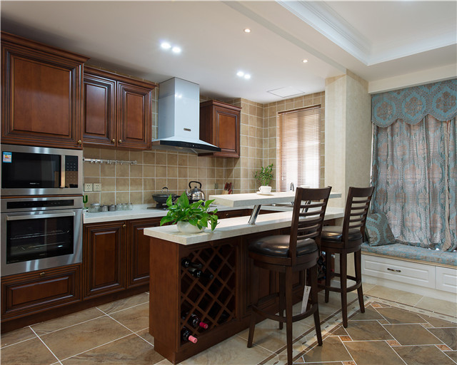 兰州恒大绿洲136平现代装修效果图