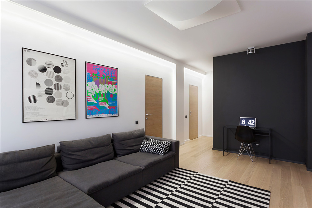 呼和浩特兴泰御都(公寓)45平北欧风装修效果图