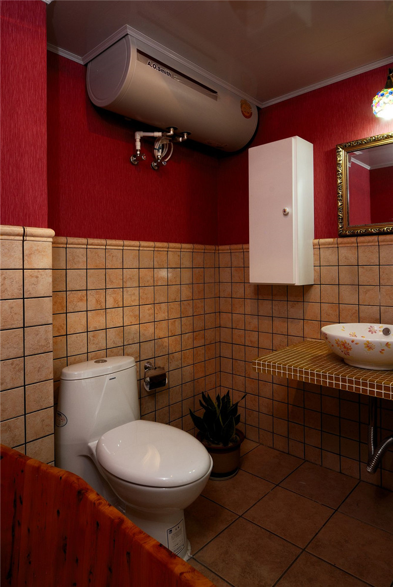 116平米田园风格设计装修效果图