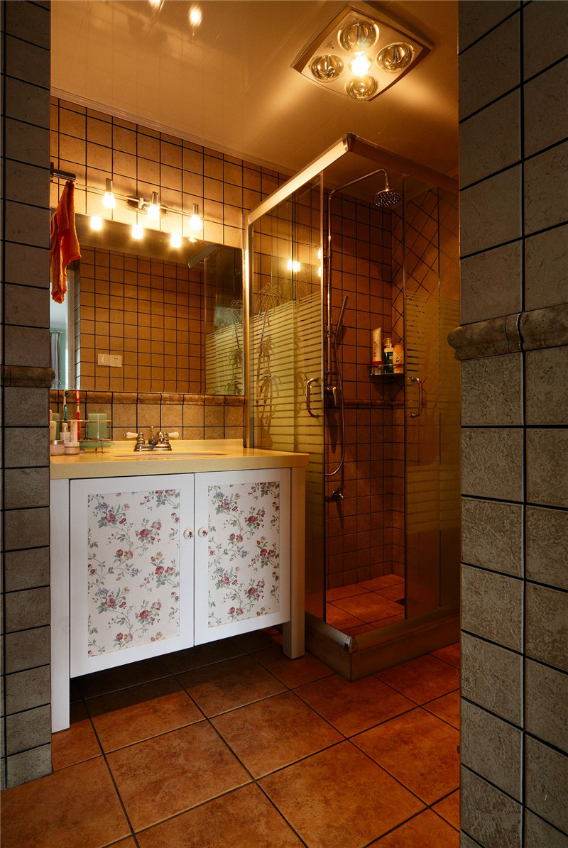 116平米田园风格设计装修效果图