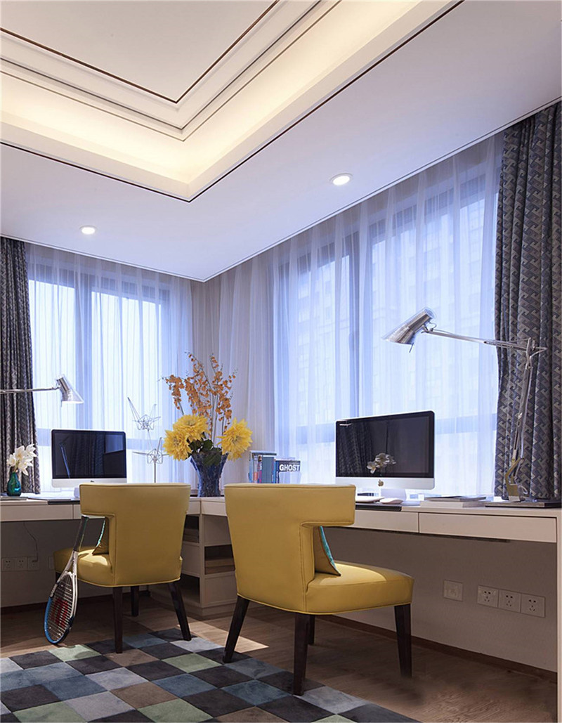 乌鲁木齐广汇香缇雅境 160平米简美设计装修效果图