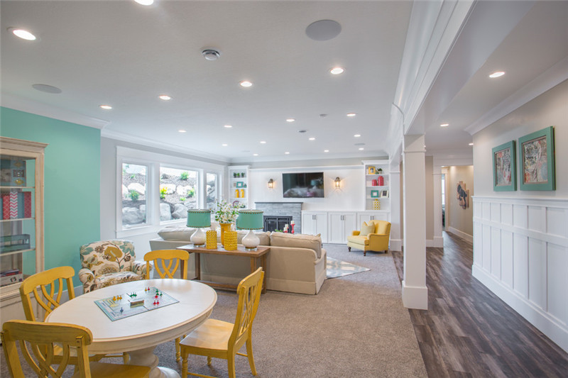 贵阳都市阳光152平米田园风格设计装修效果图