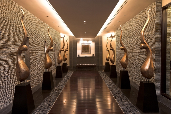 青岛东南亚风格设计酒店美容SPA会所装修效果图