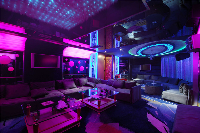 兰州混搭风格设计KTV酒吧娱乐会所装修效果图