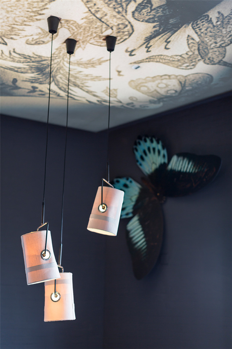 湖州现代风格西餐厅设计装修效果图