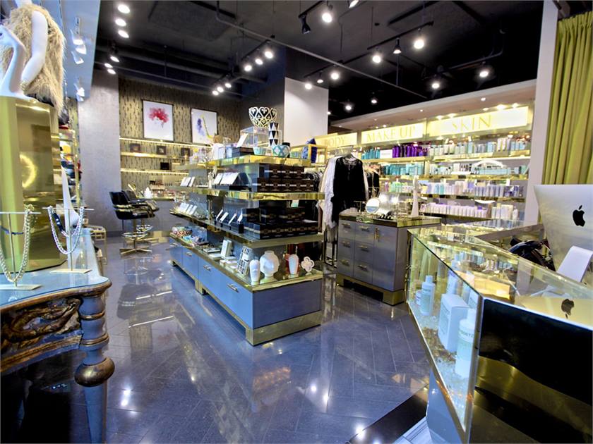 惠州现代风格美容美发店设计装修效果图