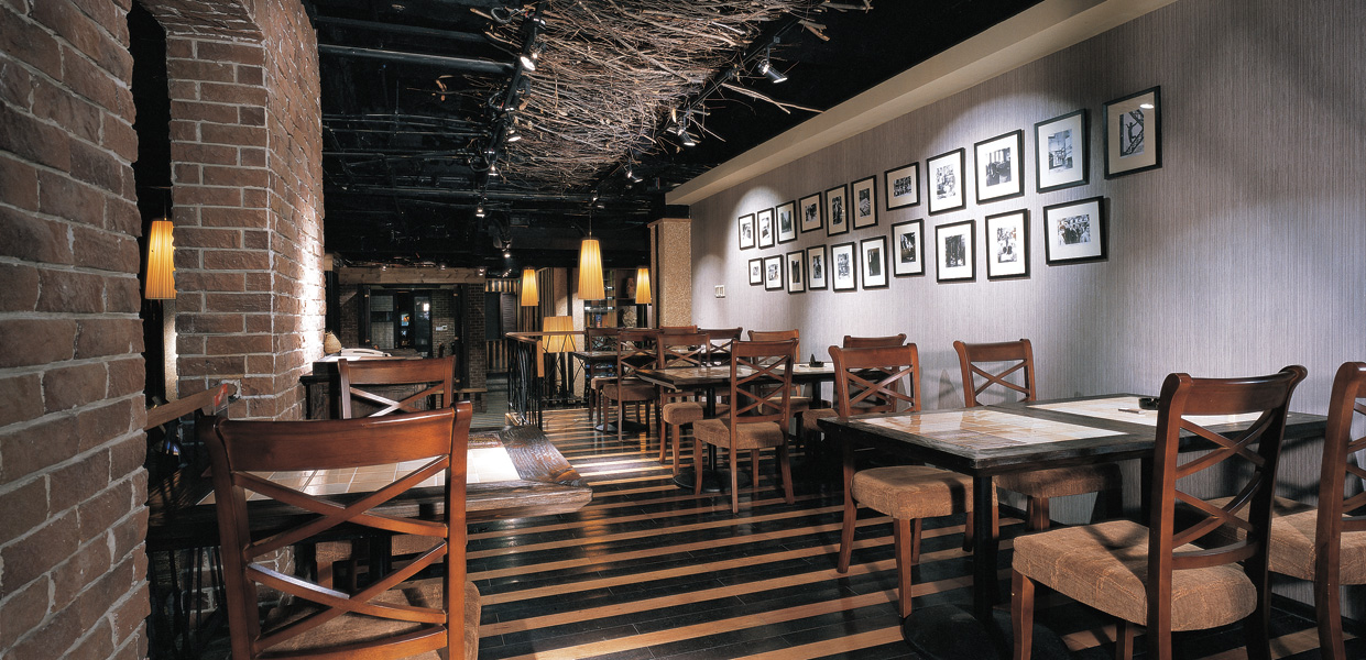 长春现代风格设计咖啡厅装修效果图