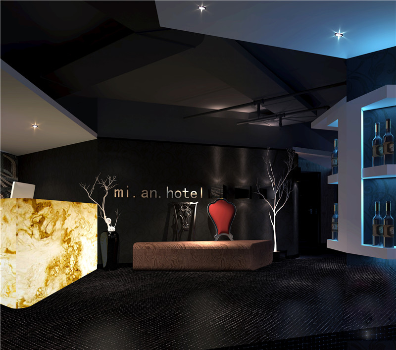 镇江现代风格设计酒店空间装修效果图