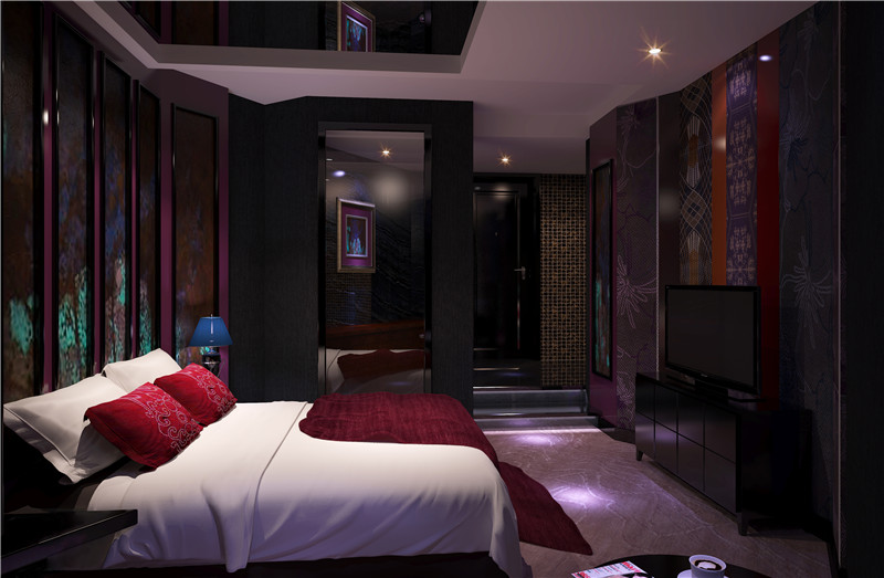 镇江现代风格设计酒店空间装修效果图
