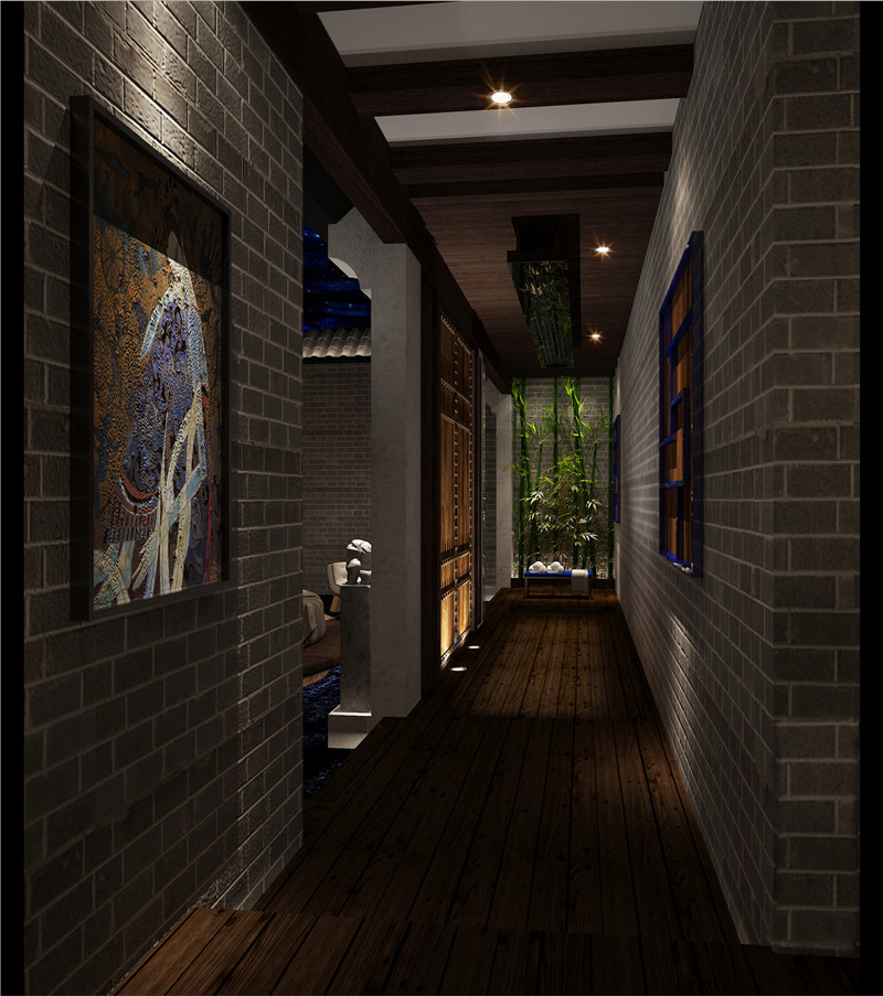 镇江现代风格设计酒店空间装修效果图