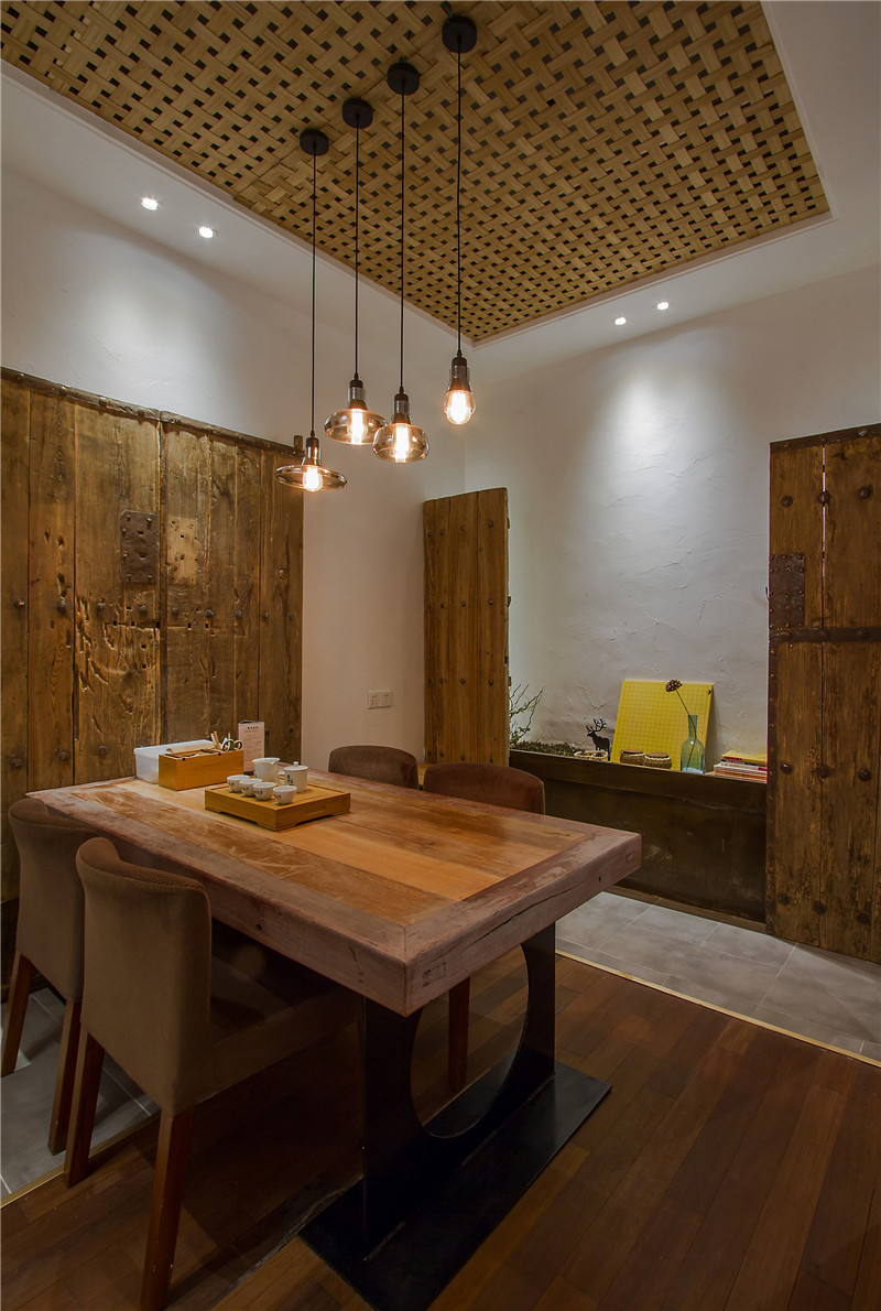 大理新中式风格设计茶楼会所装修效果图