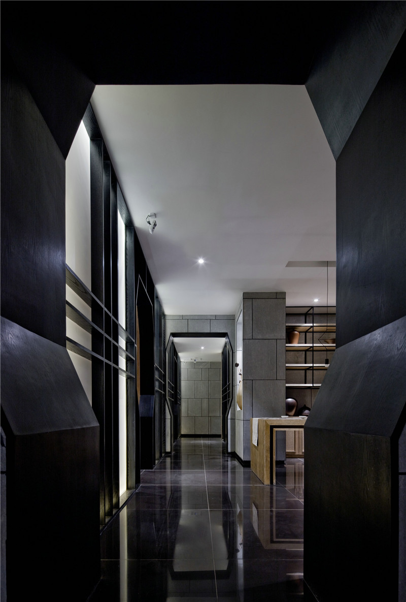 大连新中式风格设计茶楼会所装修效果图