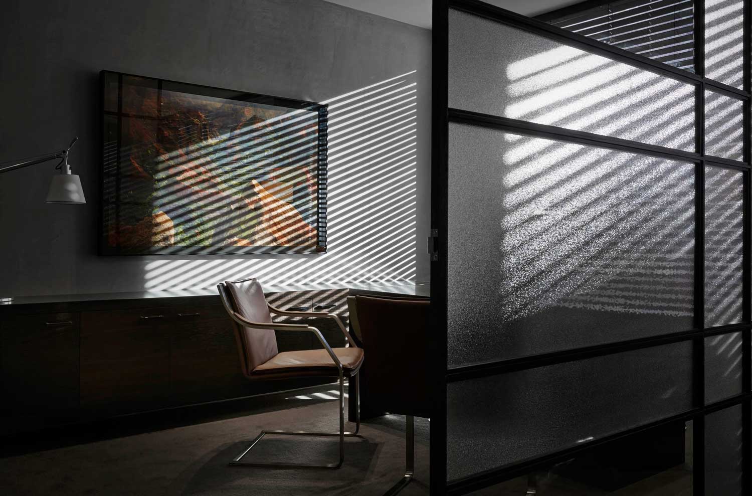 榆林现代风格设计办公空间装修效果图