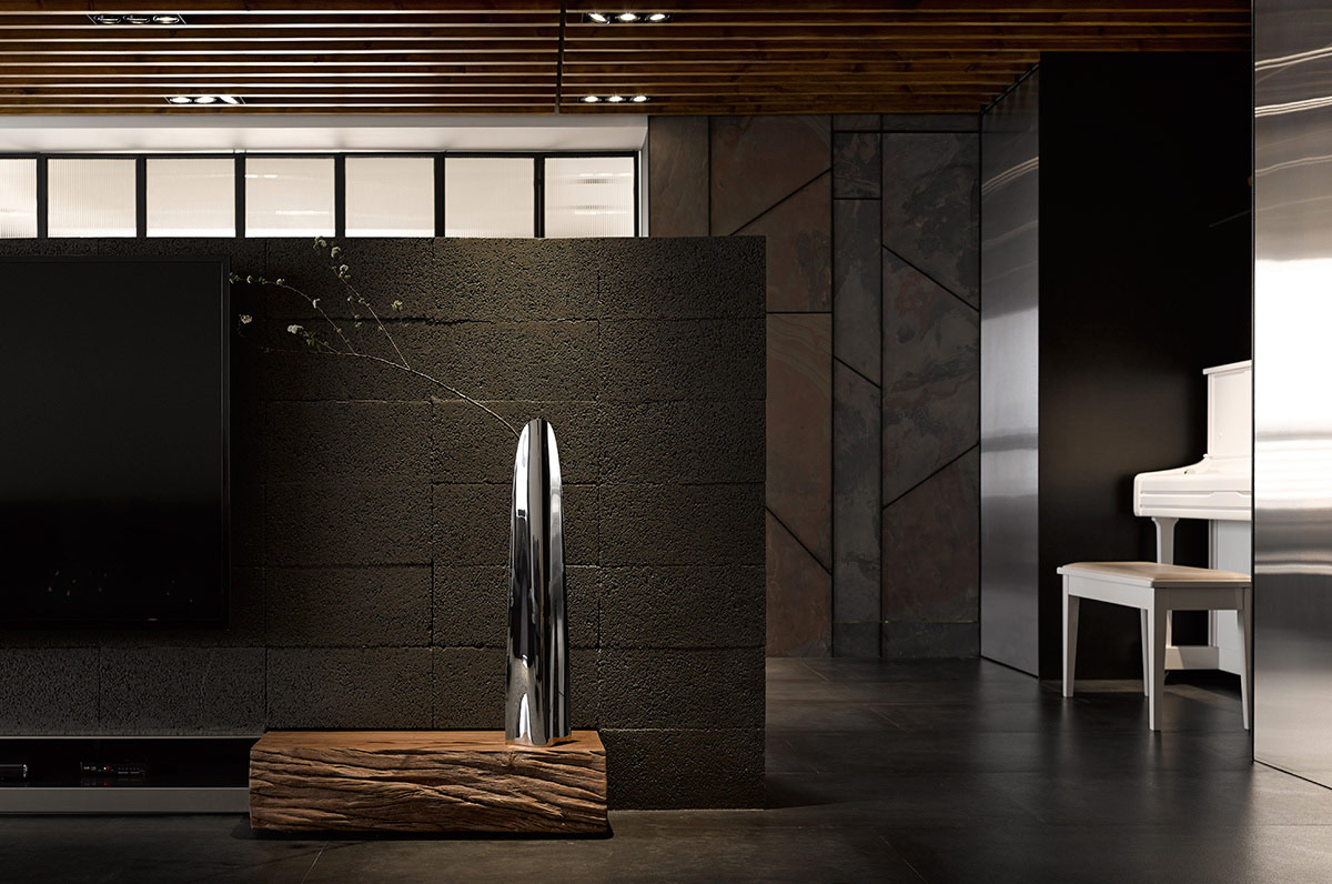 沈阳华锐塔湾欣城112平工业风装修设计效果图