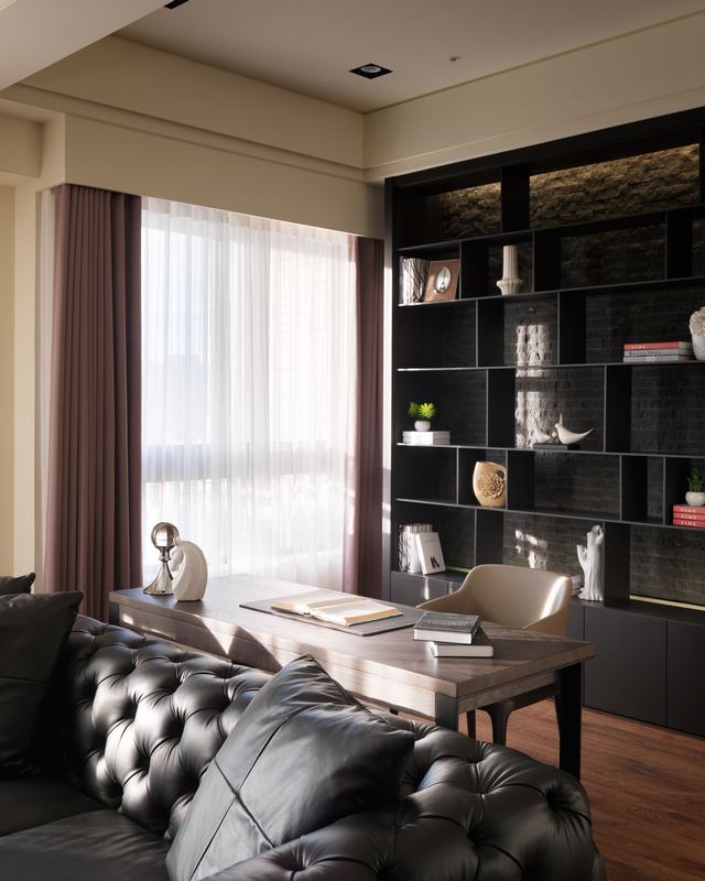 贵阳星河国际162平港式风装修效果图