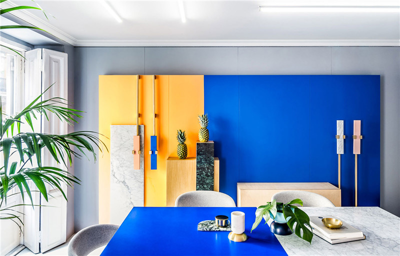 安康现代简约风格办公室设计装修效果图