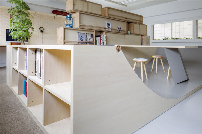 杭州宜家原木风格办公室设计装修效果图