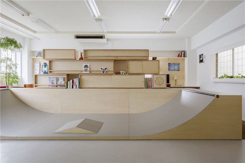 杭州宜家原木风格办公室设计装修效果图