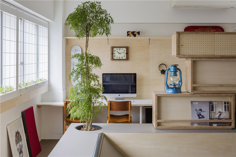 杭州宜家原木风格办公室设计装修效果图