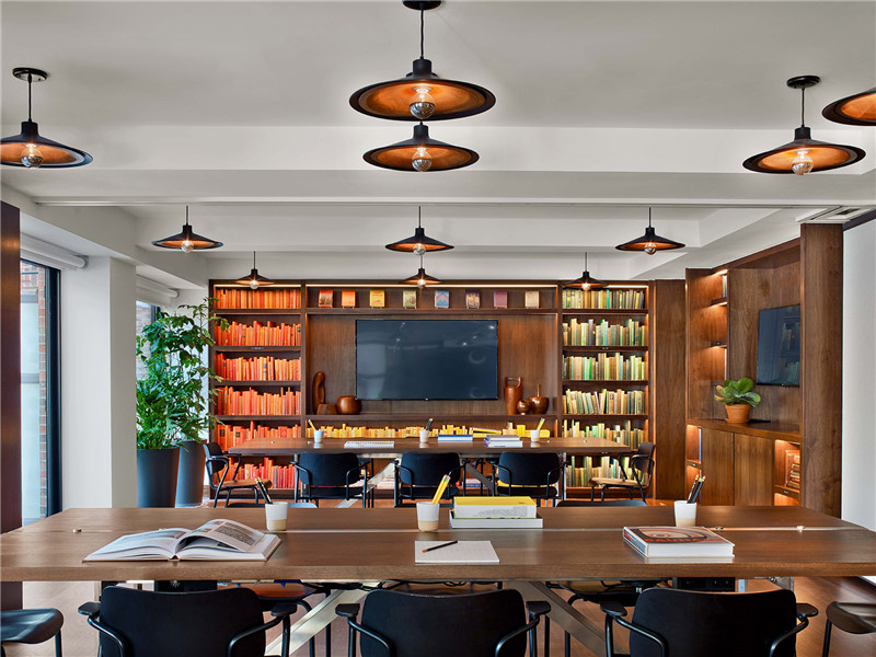 武汉现代风格主题快捷酒店设计装修效果图