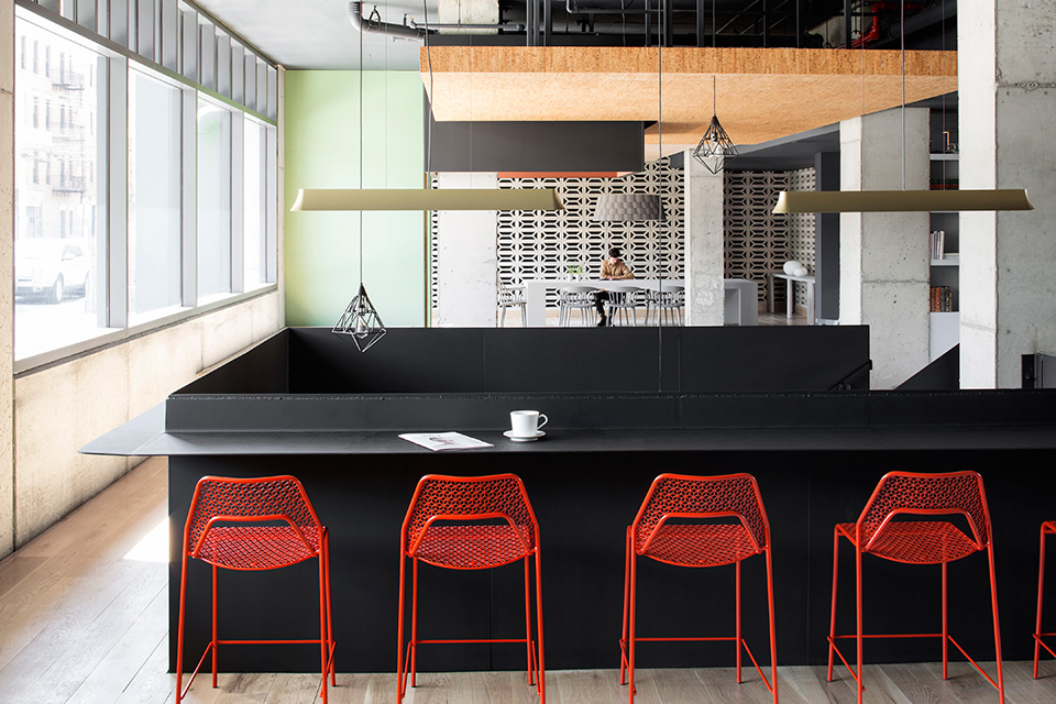 南京工业风格快捷酒店设计装修效果图