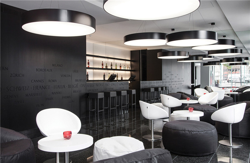 兰州现代风格快捷酒店设计装修效果图