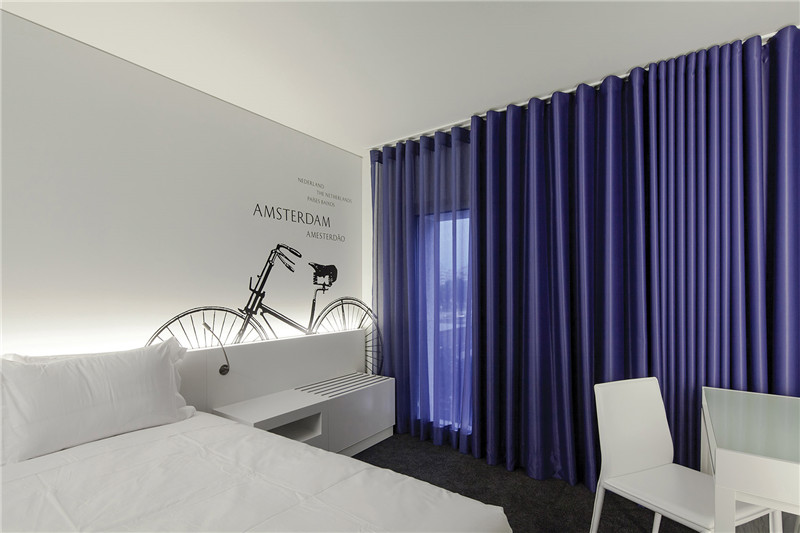 兰州现代风格快捷酒店设计装修效果图