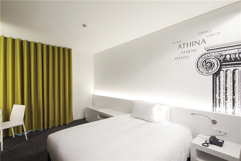 兰州现代风格快捷酒店设计装修效果图