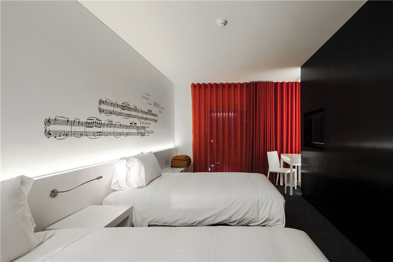 兰州现代风格快捷酒店设计装修效果图