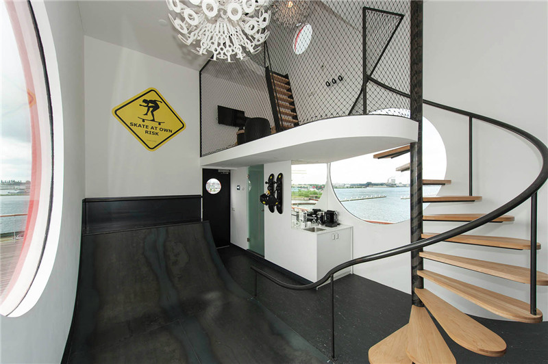 郑州现代风格主题快捷酒店设计装修效果图