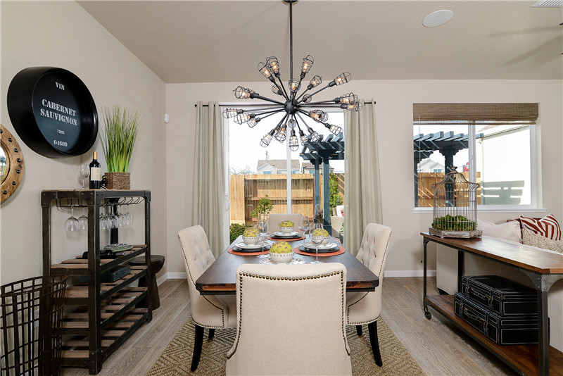 保定鸿坤理想湾322平米美式风格别墅设计装修效果图