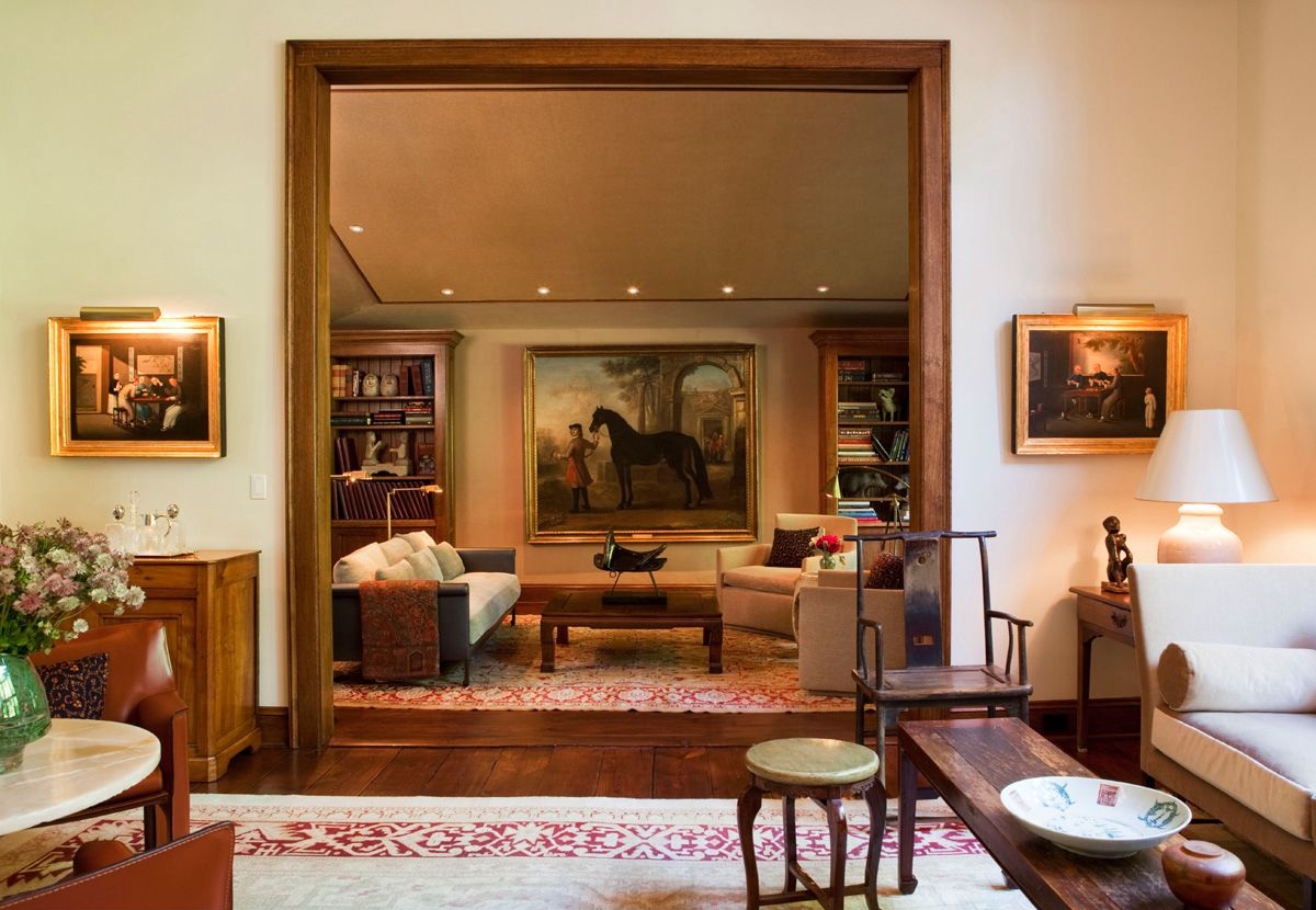 贵阳卧龙山庄344平米美式风格别墅设计装修效果图