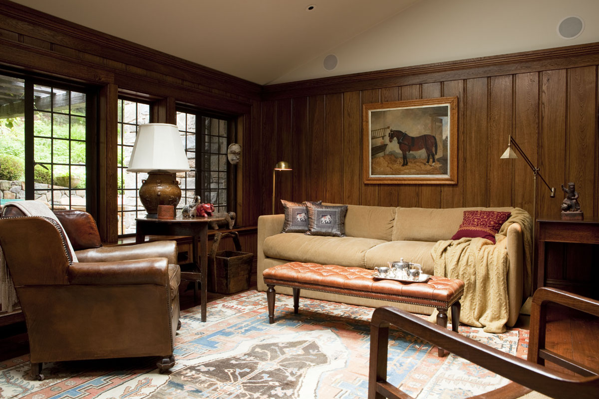 贵阳卧龙山庄344平米美式风格别墅设计装修效果图