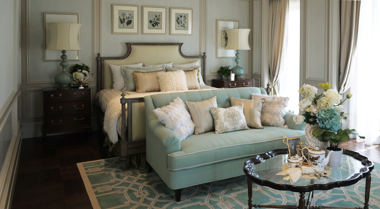 大理明园福居269平米美式田园风格别墅设计装修效果图