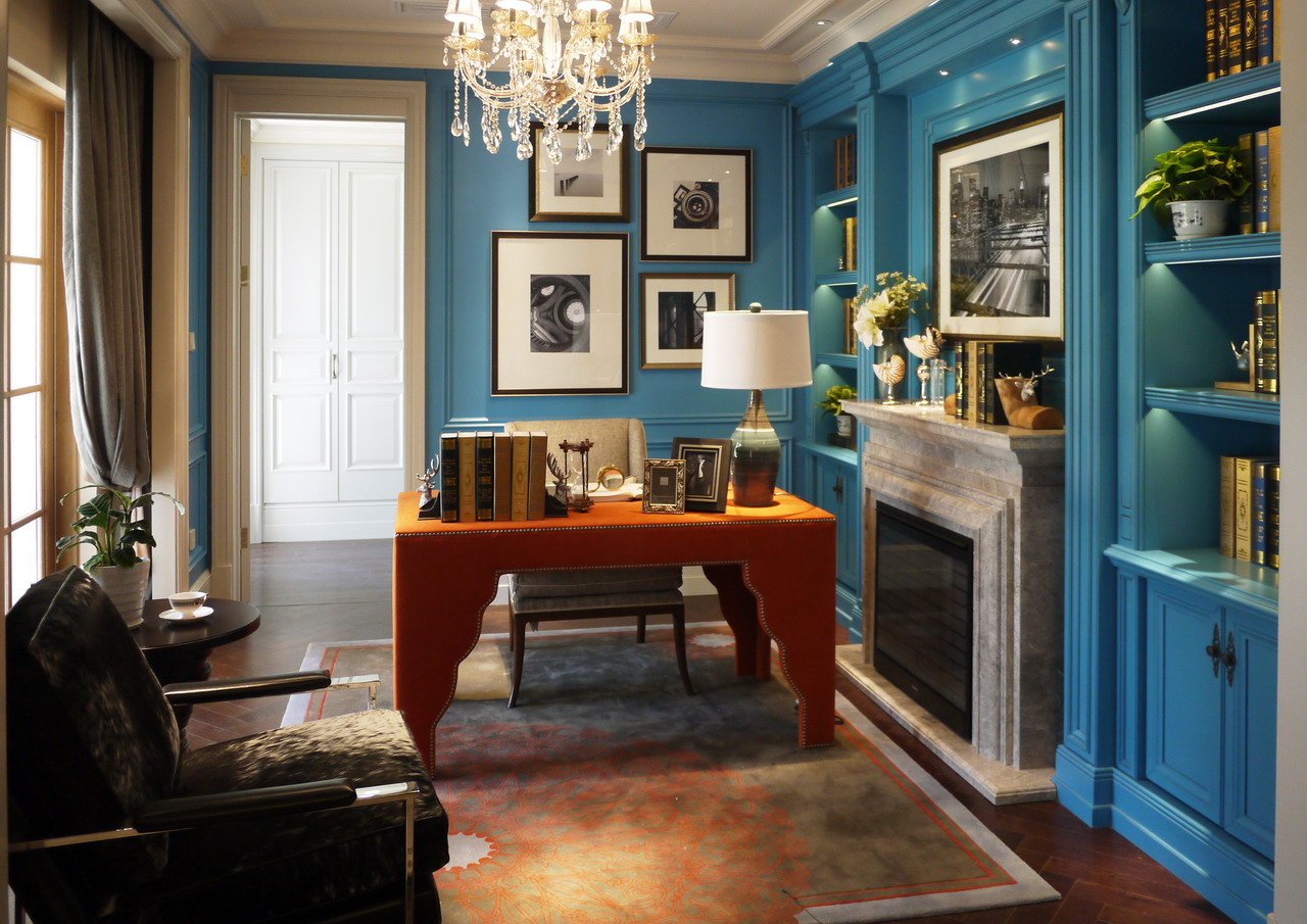 大理明园福居269平米美式田园风格别墅设计装修效果图