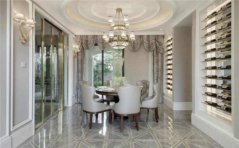 昆明江东花园234平米美式设计风格装修效果图