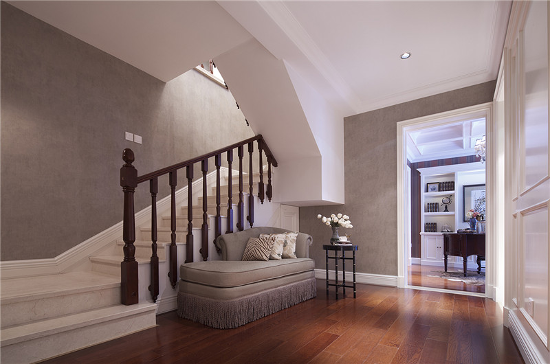 苏州光彩城尚座178平米美式风格设计装修效果图