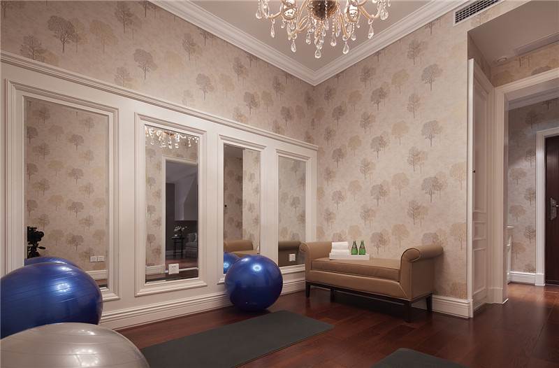 苏州光彩城尚座178平米美式风格设计装修效果图