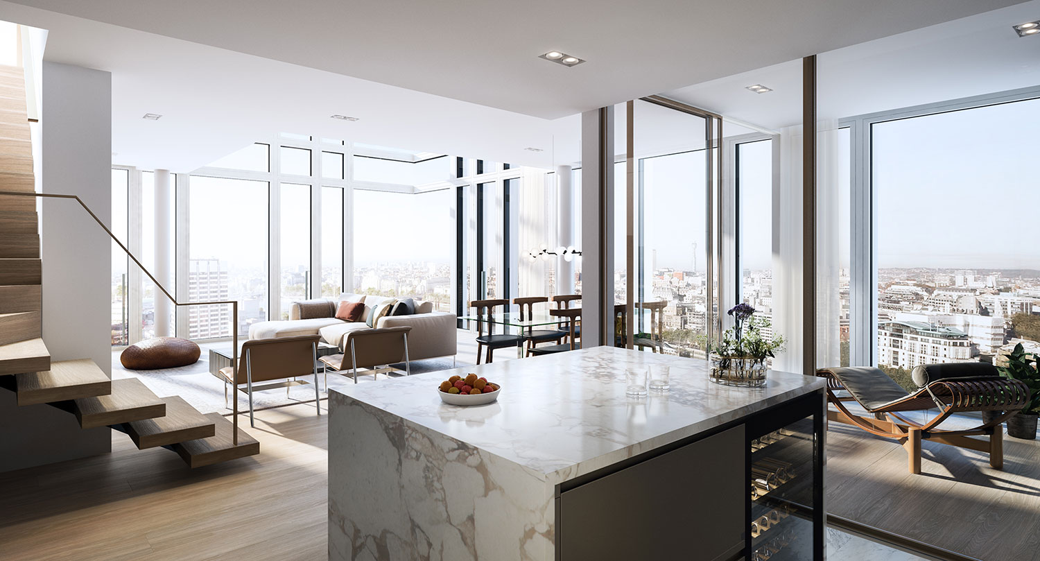 武汉东原湖光里187平米欧式风格设计装修效果图