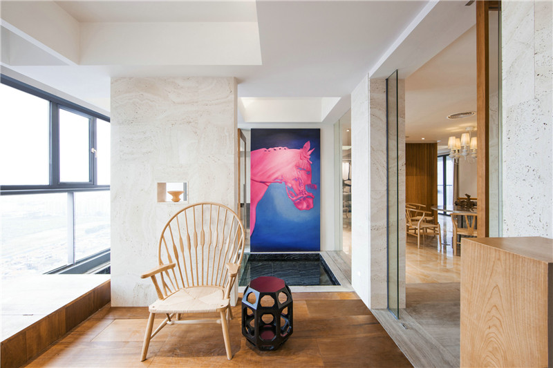 上海晶钻博华复式128平米欧式风格设计装修效果图