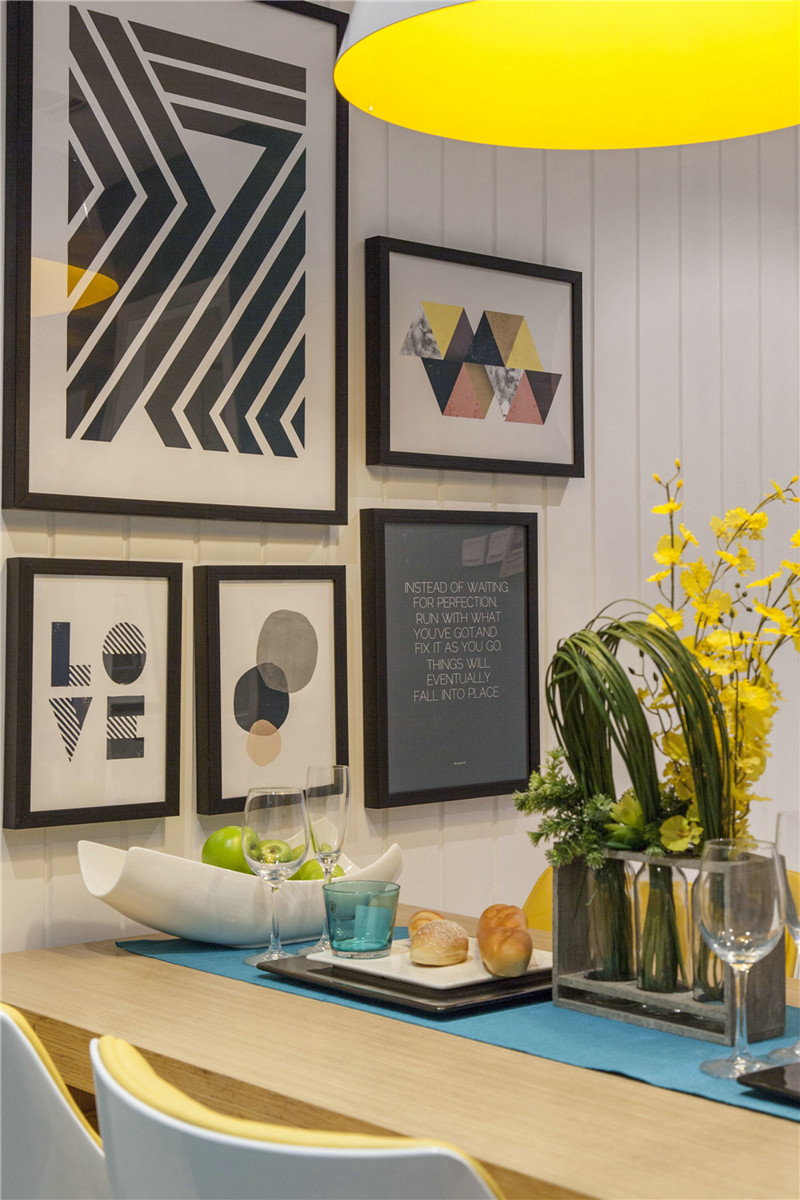 太原阳光揽胜79平米北欧风格设计装修效果图