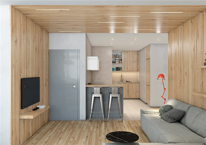 苏州中楠花园113平米北欧风格设计装修效果图